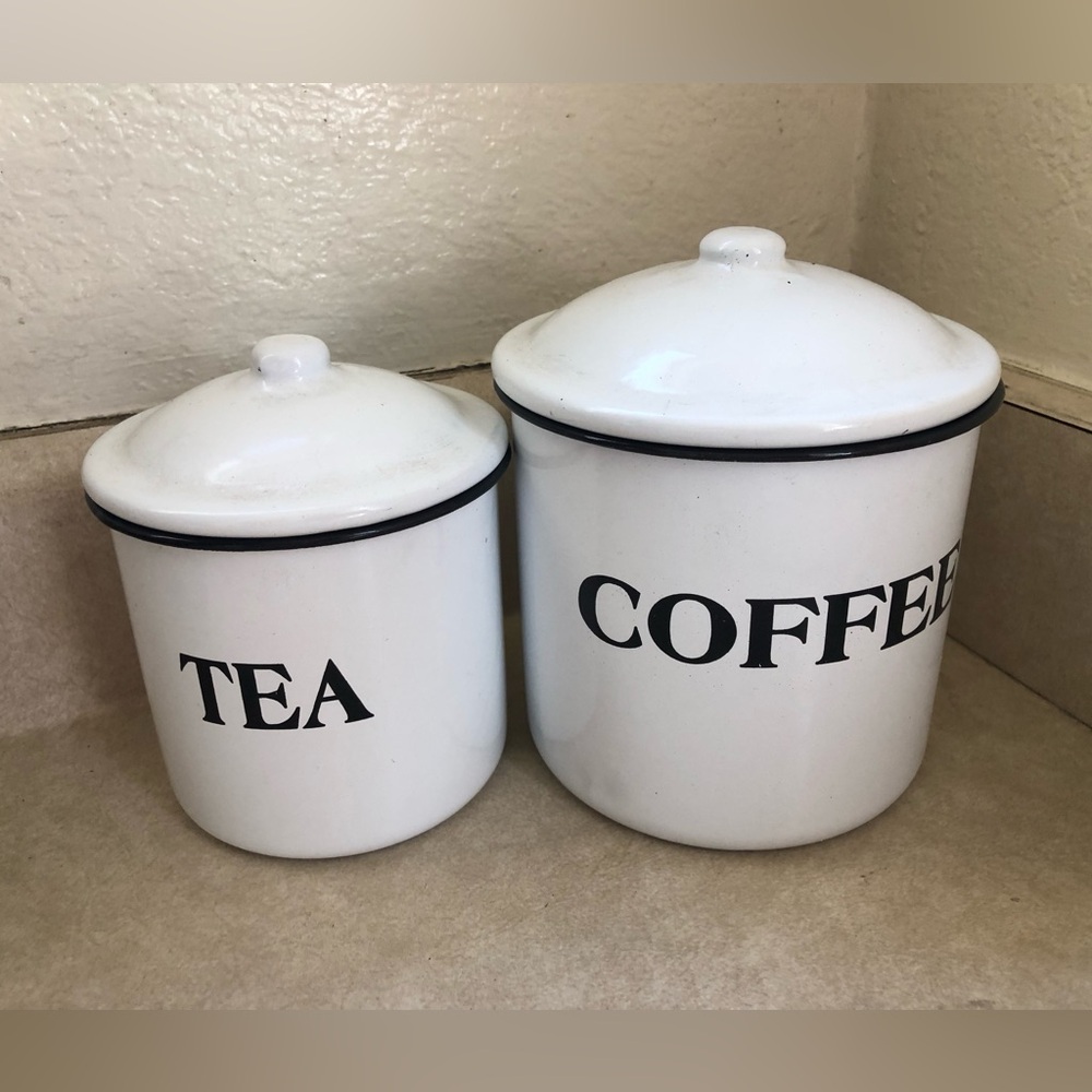 Vintage tea coffee container